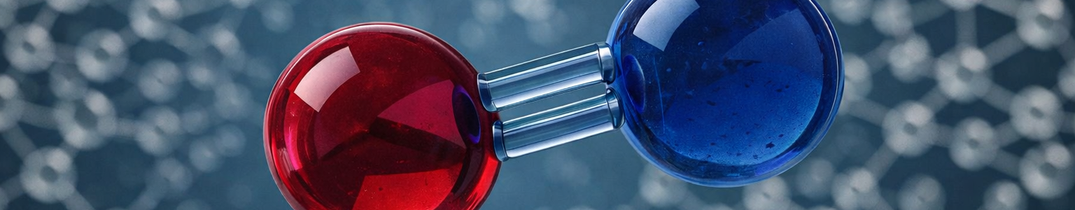 3D illustration of a nitric oxide (NO) molecule showing nitrogen and oxygen atoms, representing nitric oxide’s role in circulation, cardiovascular health, blood flow, and cellular signaling.