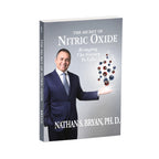 Book titled 'The Secret of Nitric Oxide' by Nathan S. Bryan, Ph.D. on a white background