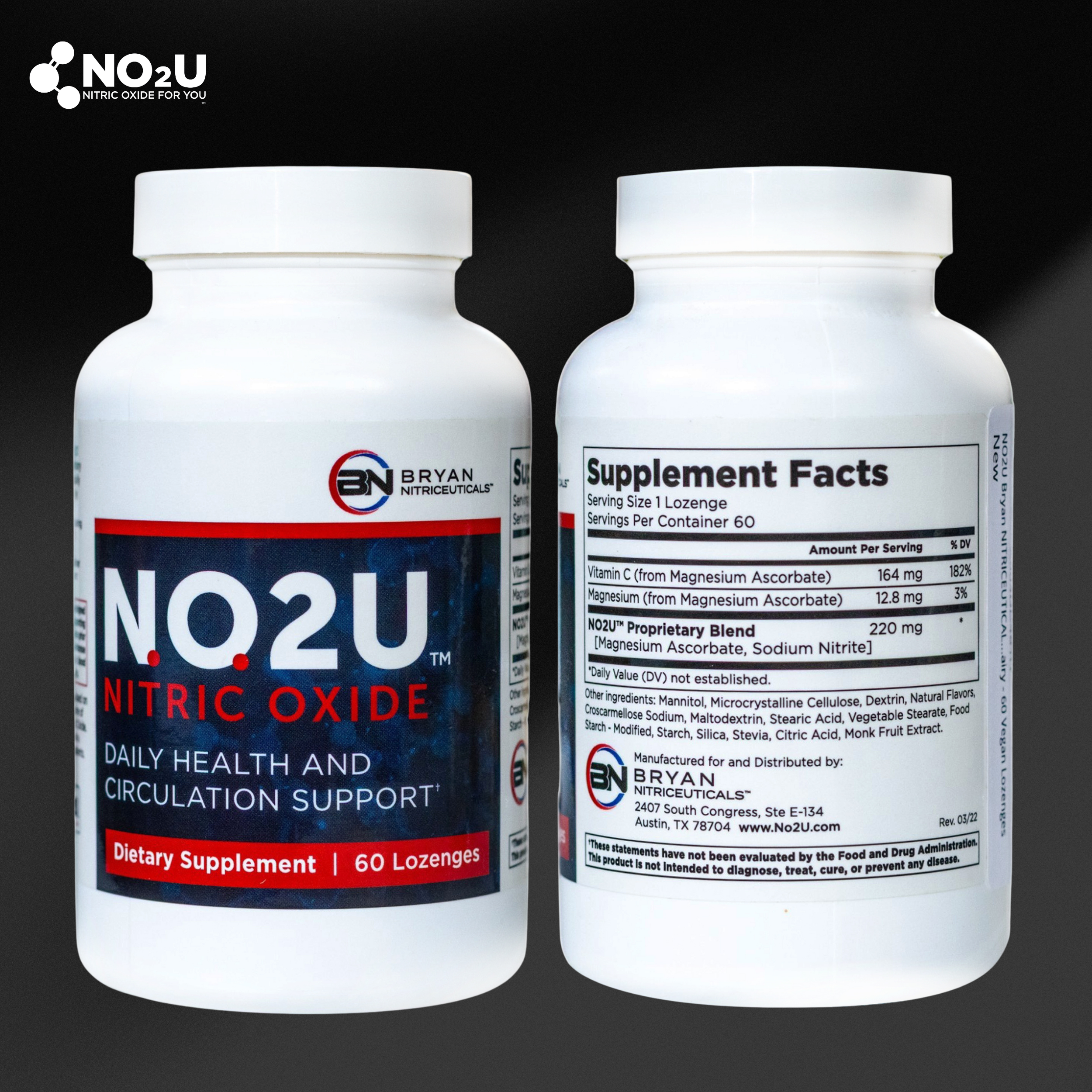 NO2U Nitric Oxide Lozenges